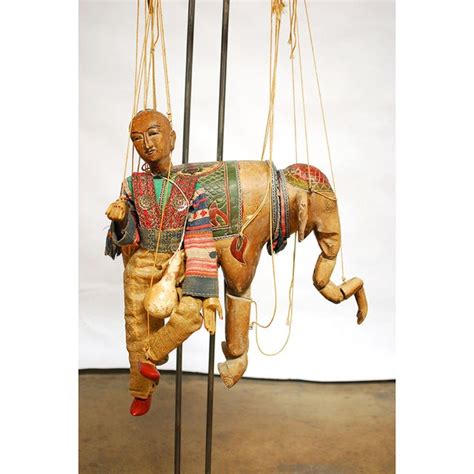 Large Antique Wooden Elephant Puppet Chairish