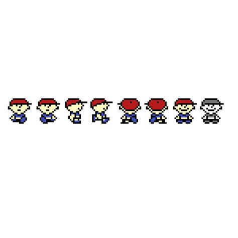 Pixilart Ninten Sprites By Nintendo Fan