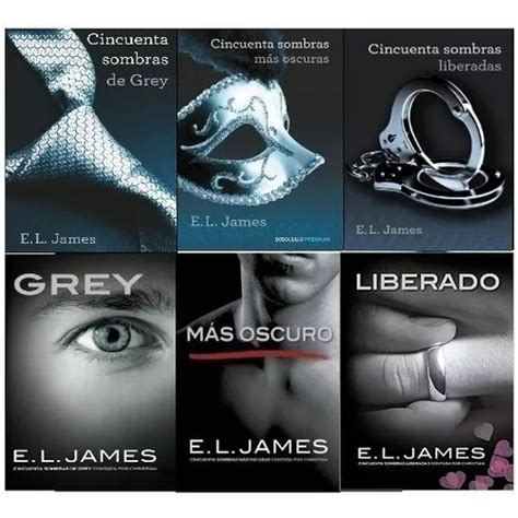 Saga 50 Sombras De Grey 6 Libros Nuevos Cerrados Envío Gratis