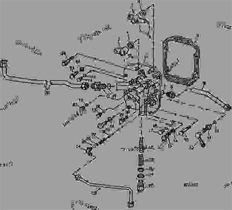 Clutch Control Valve Housing And Valves Quad Range Transmission Tractor John Deere 4960