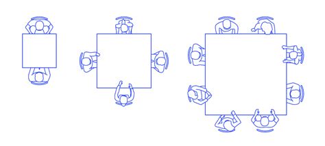 Square Table Sizes Dimensions & Drawings | Dimensions.Guide