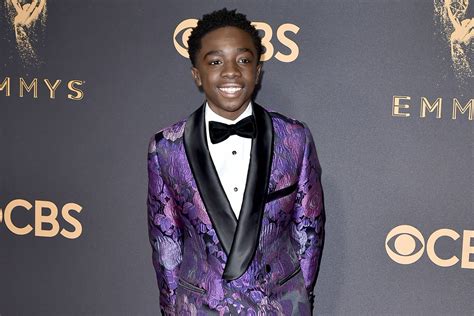 Emmys 2017 Stranger Things Caleb Mclaughlin Continued His Red Carpet