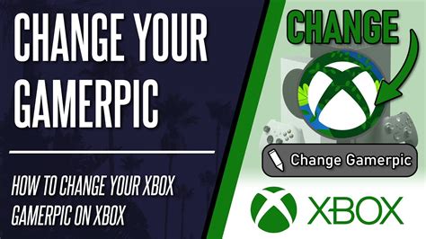 How To Change Your Gamerpic On Xbox Series X S One Youtube