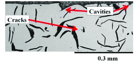 Sem Image Of A Cross Section Of Gray Cast Iron With Graphite Flakes In Download Scientific