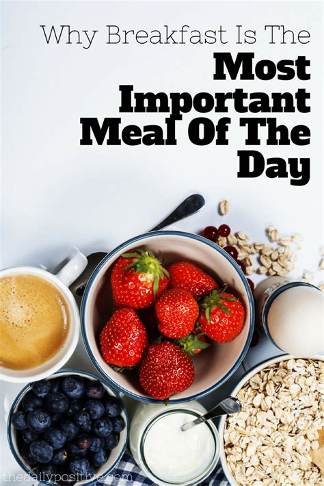 Why Breakfast Is The Most Important Meal Of The Day Artofit