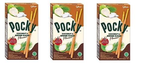 pocky coconut brown sugar flavour limited edition  pack