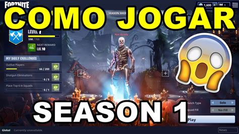 Como Jogar Fortnite Na Season Mapa Antigo Passo A Passo Youtube