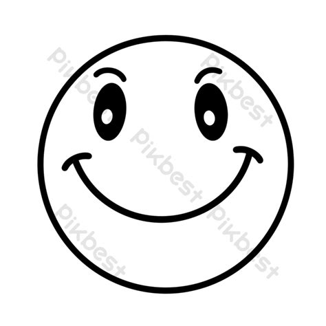 Vector Smiley Face Drawn Clipart Outline Sketch Drawing PNG Images ...