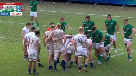 Ireland and England play all-time classic U20 World Cup match | Rugbydump