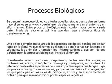 Procesos Biologicos