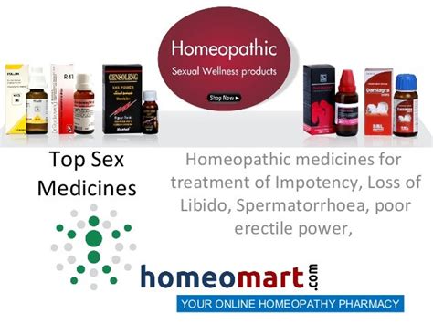 Top Homeopathic Sex Medicines For Erectile Dsyfunction