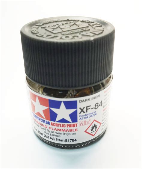 XF 84 DARK IRON METALLIC ACRYLIC PAINT MINI 10 ML ТЁМНОЕ ЖЕЛЕЗО