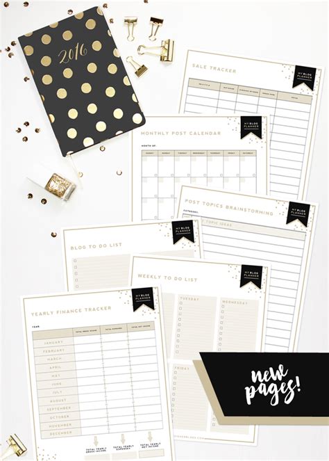 Get Organized For The New Year Designer Blogs Free Blog Planner