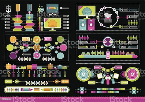 complex infographics stock illustration  image