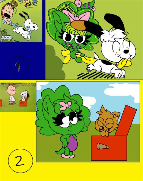 Barney Snoopy And Friends Cute Drawings Part 1 By Livingonlaughs On