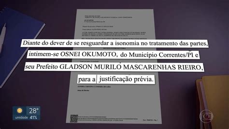 Vídeo Justiça manda intimar secretário de Saúde e prefeito de Corrente