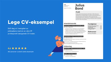 Lege Cv Eksempler Og Skrivetips Gratis Guide Cvapp No