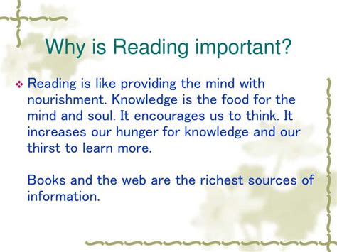 Ppt The Importance Of Reading Powerpoint Presentation Id5670622