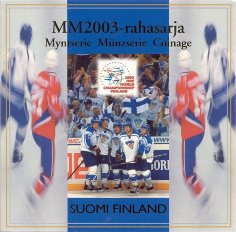 FINLANDIA 2003 Set Divisionale 8 Monete FDC 67 Campionati Del Mondo