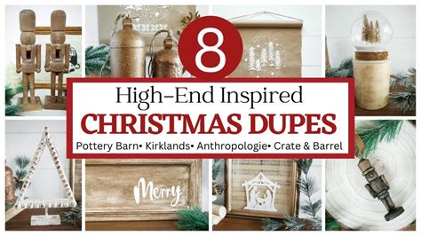 High End Inspired Christmas Dupes Kirklands Pottery Barn