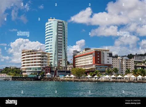 fort de france martinique december   view   waterfront