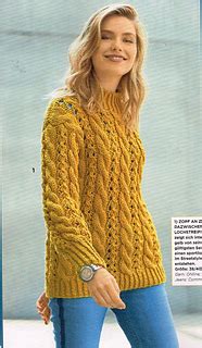 Ravelry 01 Pulli Im Zopf Ajourmuster Pattern By OZ Verlag Design Team