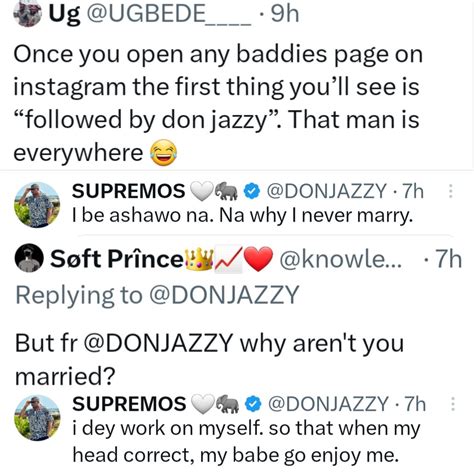 Don Jazzy explains why he isn't married and why he follows every