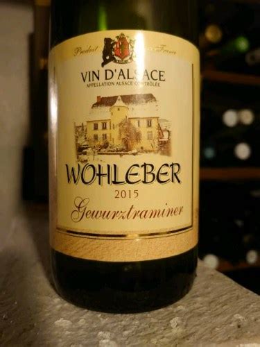 Domaine Wohleber Gew Rztraminer Vivino Us