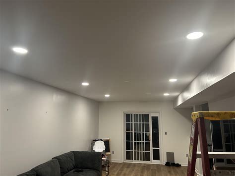 Just got recessed lighting and the wife is unhappy with the spacing. We