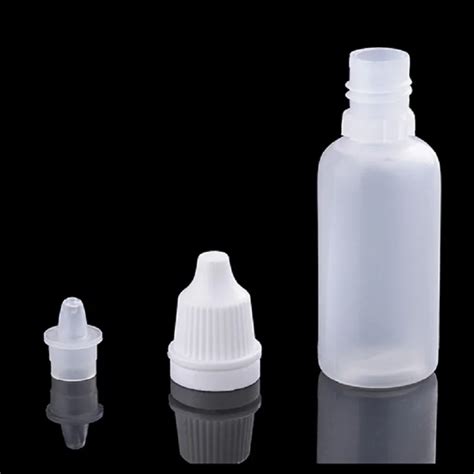 Pcs Ml White Plastic Liquid Bottles Squeezable Eye Dropper Bottles