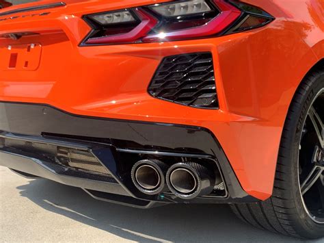 C8 Corvette Stingray Bullet Exhaust System Fcor 0760 45 Carbon Fiber