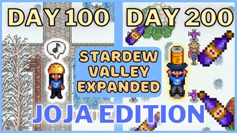 I Played 200 Days Of Stardew Valley Expanded JOJA EDITION YouTube