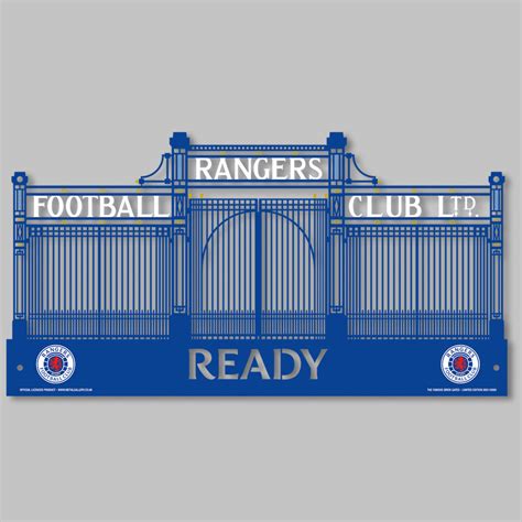 Glasgow Rangers Ibrox Gates Uk