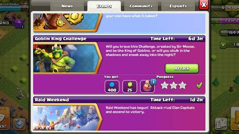 How To Star Goblin King Challenge In Clash Of Clans Coc New Event