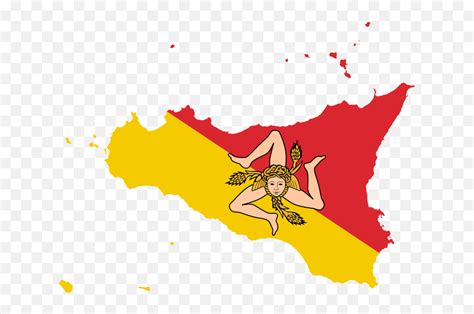 Description Flag Sicily Flag Map Emoji Sicilian Flag Emoji Free