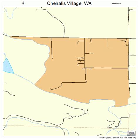 Chehalis Village Washington Street Map 5311568