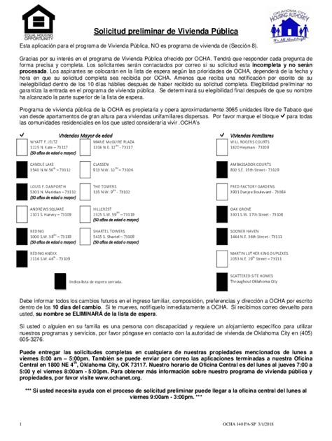 Fillable Online Programa De La Seccin De Vales Para El Alquiler De