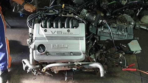 ติดเครื่อง Vq20 De V6 20l Cefiro A33ส่งลูกค้า Start Up Vq20 De V6 Vvti Engine Youtube