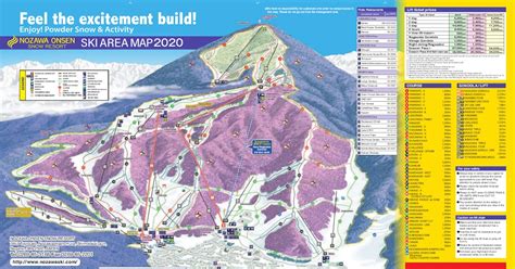 Nozawa Onsen Ski Map | Zip Code Map