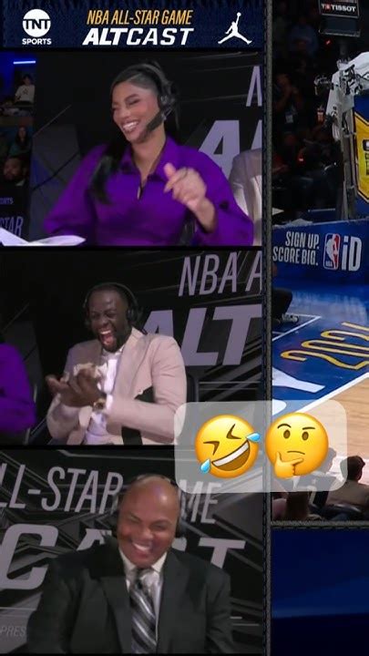 Charles Barkley With The Legendary Comeback To Draymond Greens Joke🤣🤣 Nbaallstar Shorts