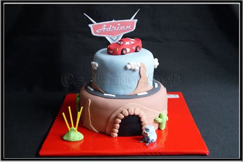 Tarta Cars Rayo Mcqueen Tartas Fondant Zaragoza Cooking Art