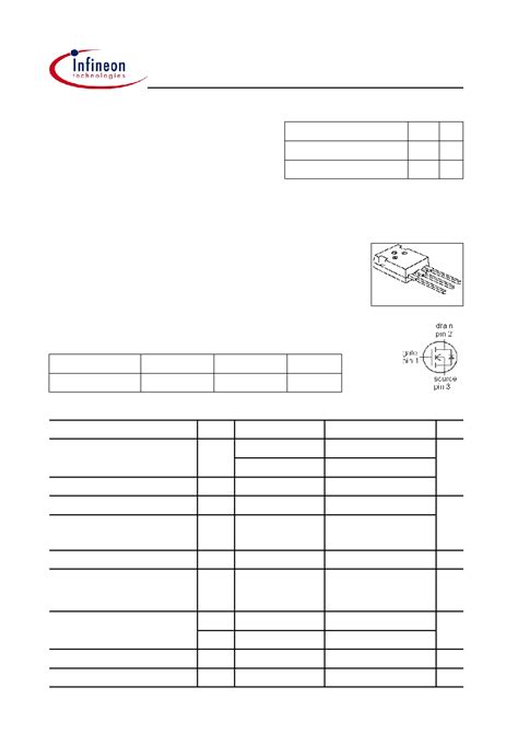 N C Datasheet Pages Infineon Coolmos Power Transistor