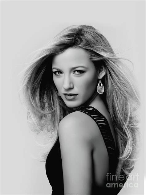 Blake Lively Digital Art By Dcpicture Fine Art America