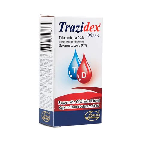 Trazidex Ofteno Tobra Dexame X 5 Ml Sph Habib Droguería