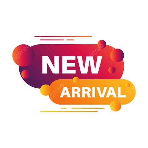 New Arrivals Vector Design Images New Arrival Label Design Vector And