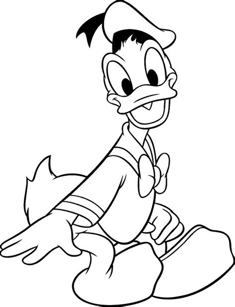 Donald Duck Coloring Pages Download