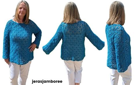 Lottie Crochet Sweater Free Pattern Jera S Jamboree