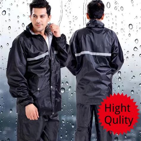 Raincoat Set For Adults Men And Women Reusable Rainwear Adults