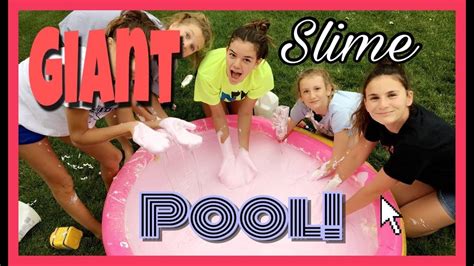 Giant Fluffy Slime Pool Youtube