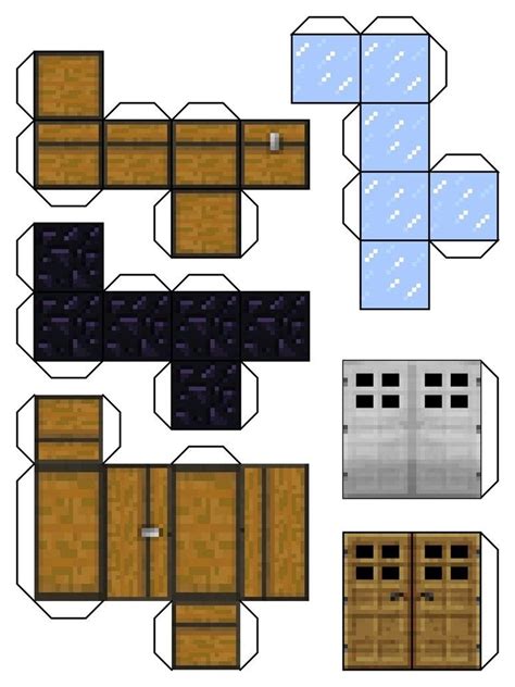 Printable Minecraft Papercraft Blocks